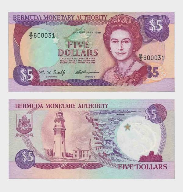 1996 - 5 Dollar