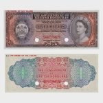 1953 - 5 Dollars - SPECIMEN