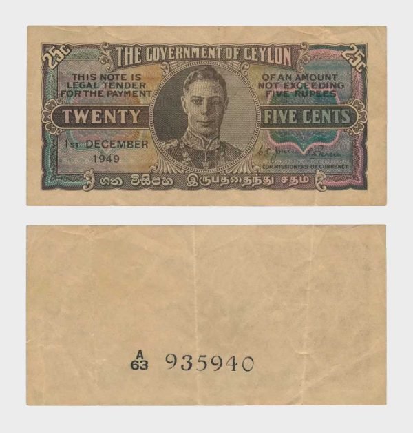 1949 - 25 Cents
