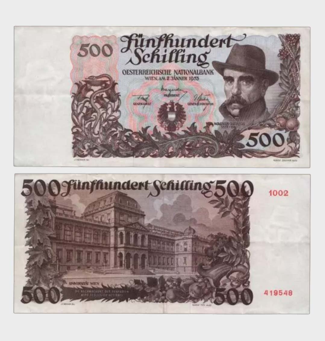 #CO8866 - Austria 1953 - 500 Schilling - Image 1