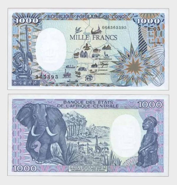 1987 - 1000 Francs