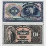 1932 - 1000 Korun - 2x NEPLATNÉ