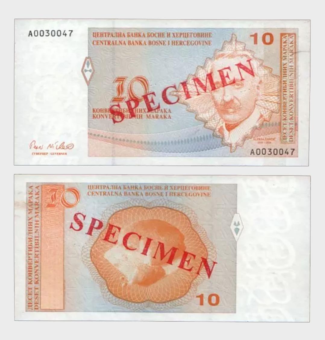 #CO9024 - Bosnia-Hercegovina 1998 - 10 Maraka - SPECIMEN - Image 1