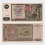 1940 (1945) - 1000 Korun - SPECIMEN
