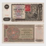 1940 (1945) - 1000 Korun - 2x SPECIMEN