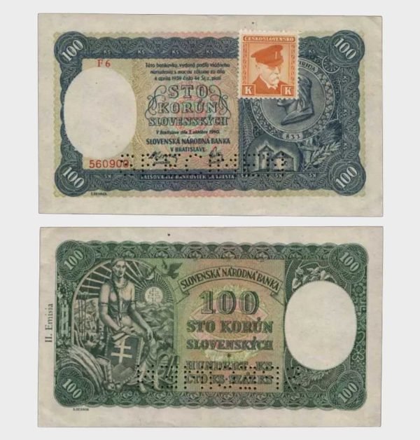 1940 (1945) - 100 Korun - SPECIMEN