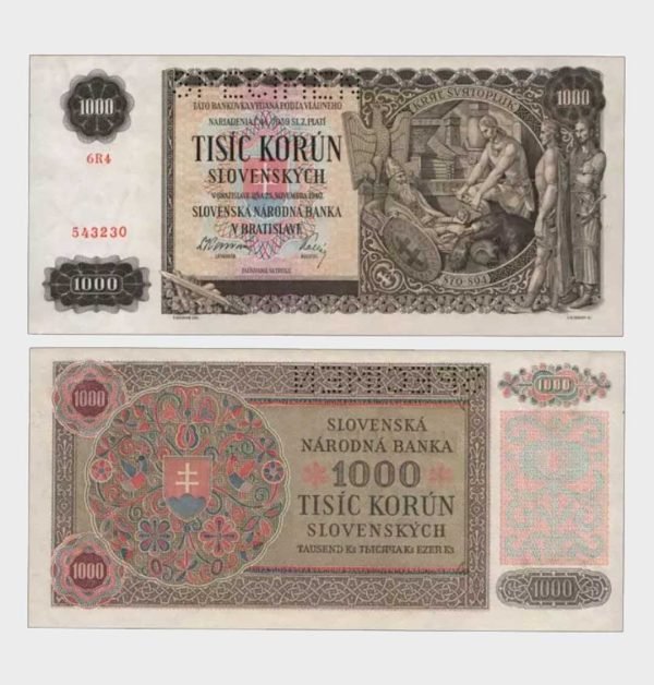 1940 - 1000 Korun - SPECIMEN