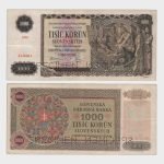 1940 - 1000 Korun - 2x SPECIMEN