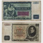 1934 (1939) - 1000 Korun - 2x SPECIMEN