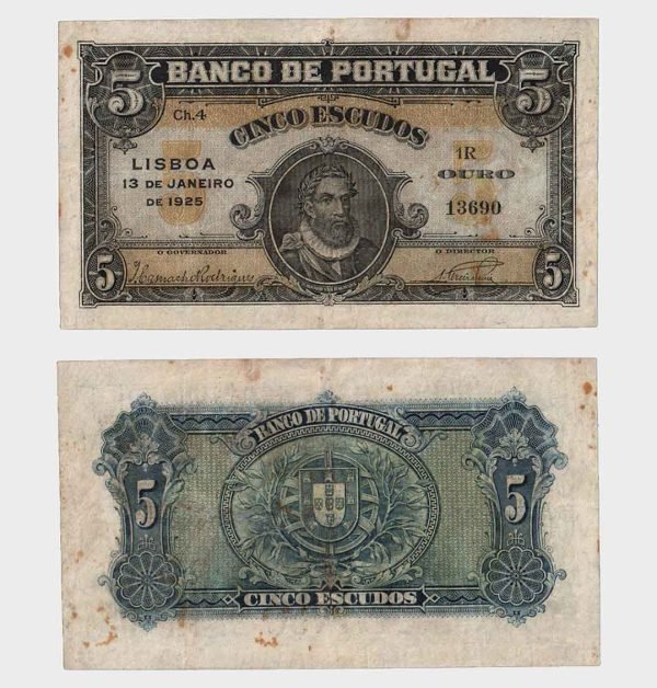 1925 - 5 Escudos - Ch.4