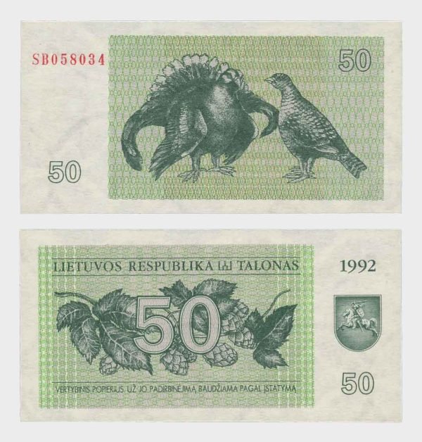 1992 - 50 Talonas