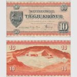 1954 - 10 Kronur