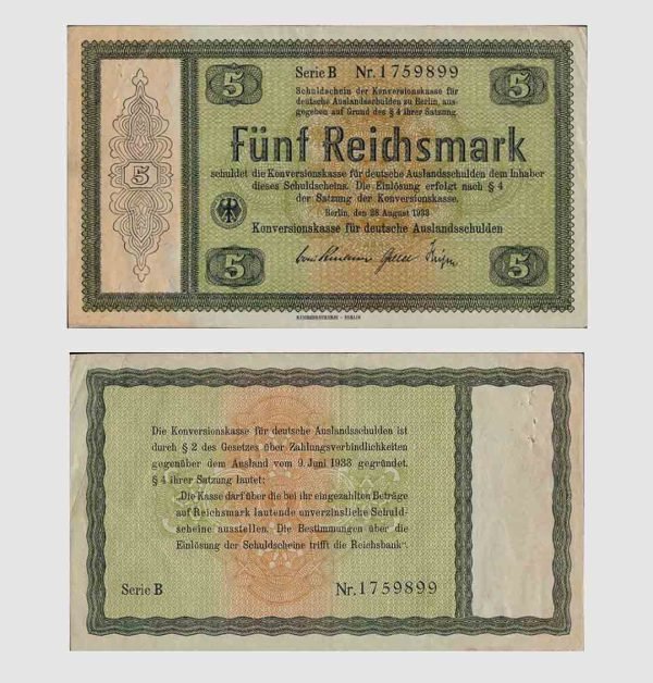 1933 - 5 Reichsmark