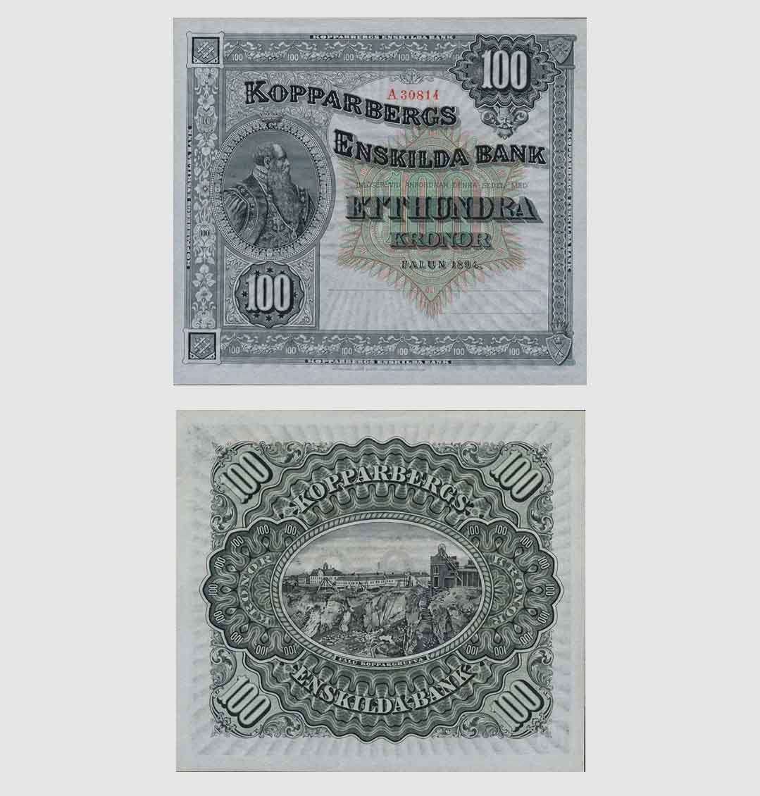 #RS2281 - Sweden - 1 1894 - 100 Kronor - Image 1