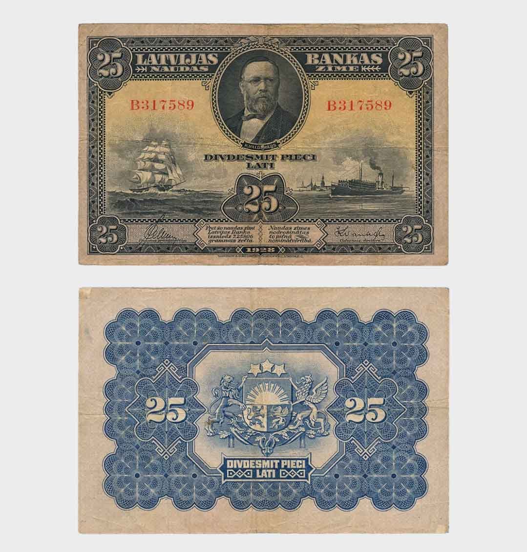 #RS2307 - Latvia 1928 - 25 Latu - Image 1