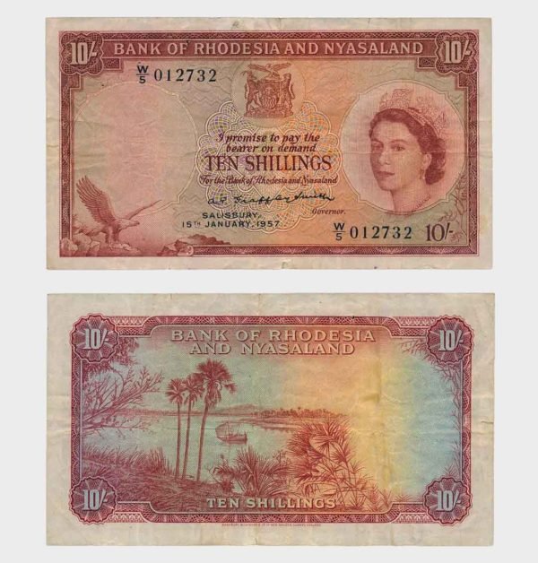 1957 - 10 Shillings