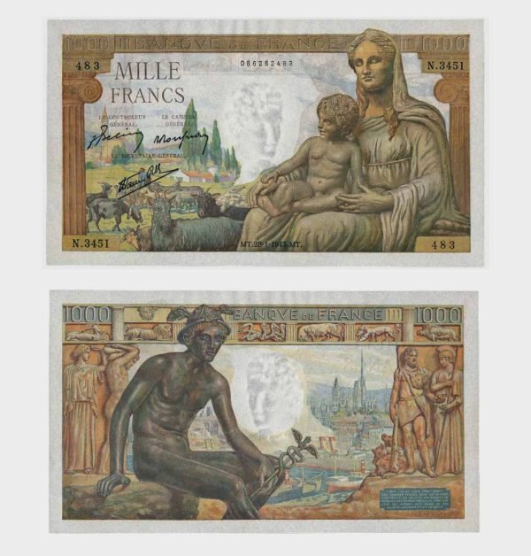 1943 - 1000 Francs