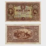 1929 - 5 Litai