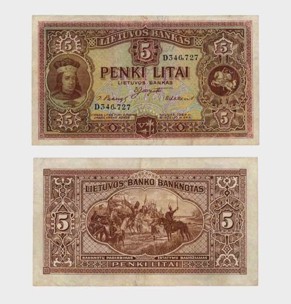 1929 - 5 Litai