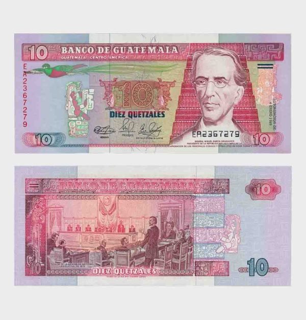 1989 - 10 Quetzales