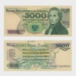 1982 - 5000 Zlotych