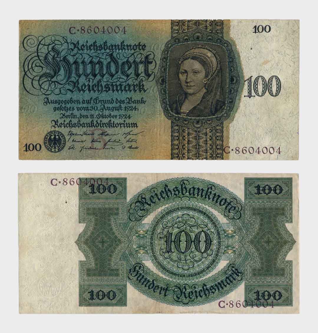 #RS2451 - Germany 1924 - 100 Reichsmark - Image 1