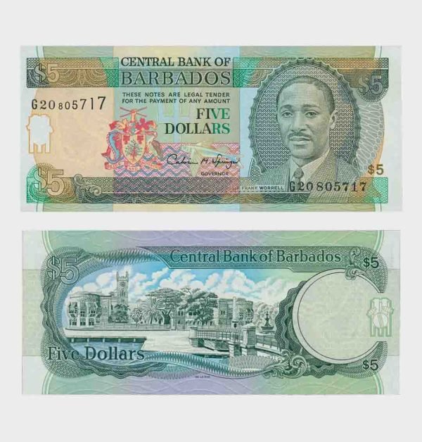1996 - 5 Dollars