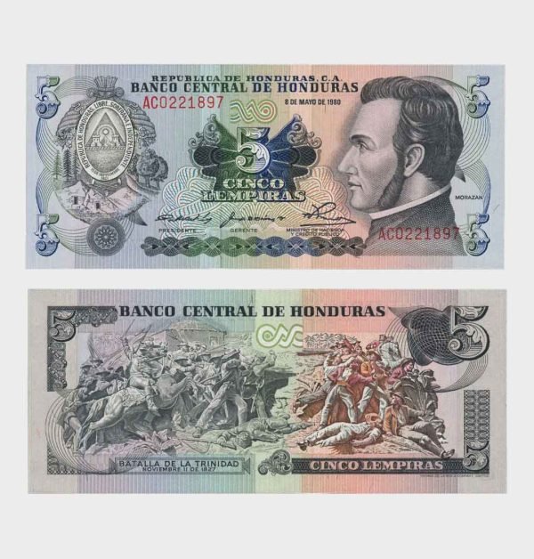 1980 - 5 Lempiras