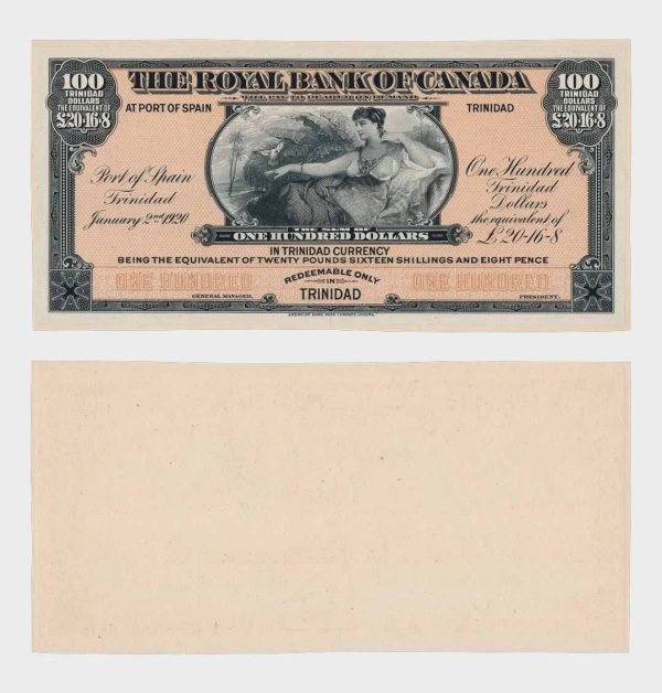 1920 - 100 Dollars / 20 Pounds - PROOF