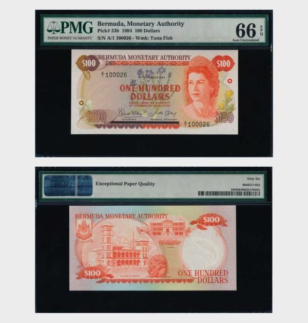 1984 - 100 Dollars - PMG