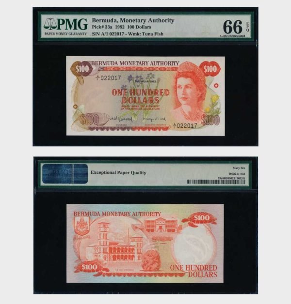 1982 - 100 Dollars - PMG