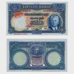 1934 - 50 Latu - SPECIMEN