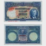 1934 - 50 Latu - SPECIMEN