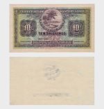 1938 - 2x 10 Shillings - PROOF