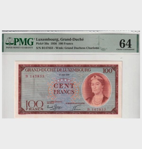 1956 - 100 Francs - PMG
