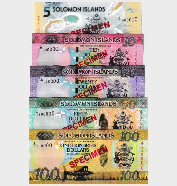 2019-2023 - 5,10,20,50,100 Dollars - SPECIMEN