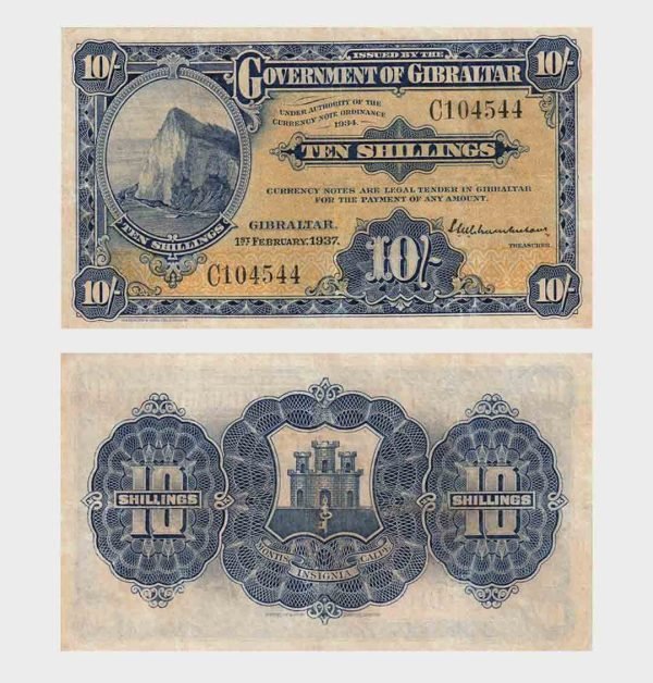 1937 - 10 Shillings
