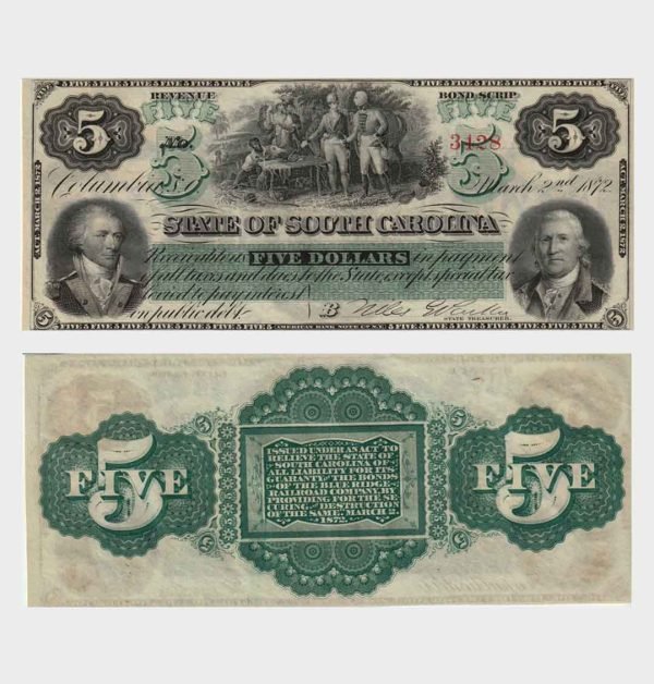 1872 - 5 Dollars
