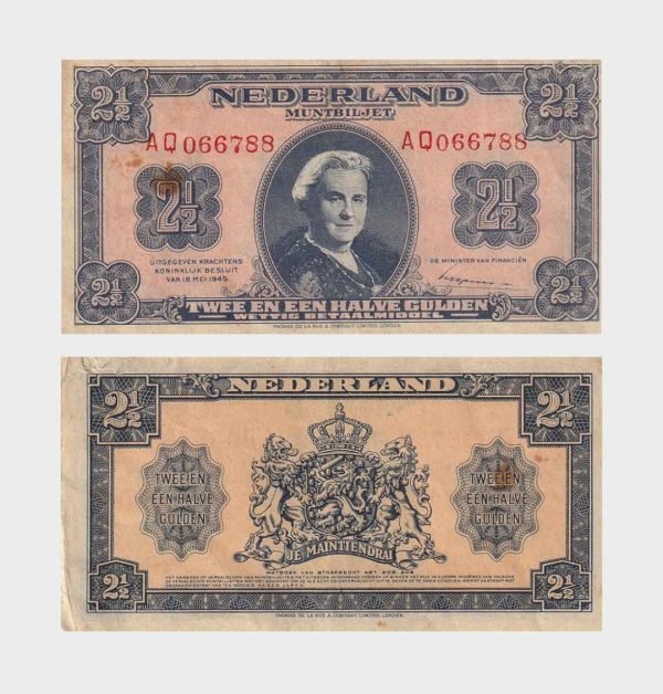 1945 - 2.50 Gulden
