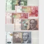 1992 - 1000, 2x 2000, 5000, 10.000 Pesetas - S/N : ...8213