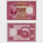 1928 - 100 Kronur - SPECIMEN