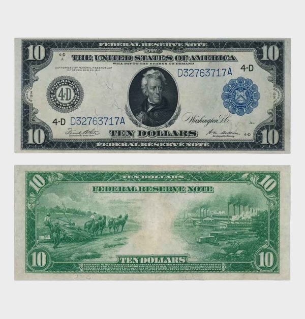 1914 - 10 Dollars