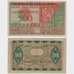 1952 - 500 Rupiah - Replacement