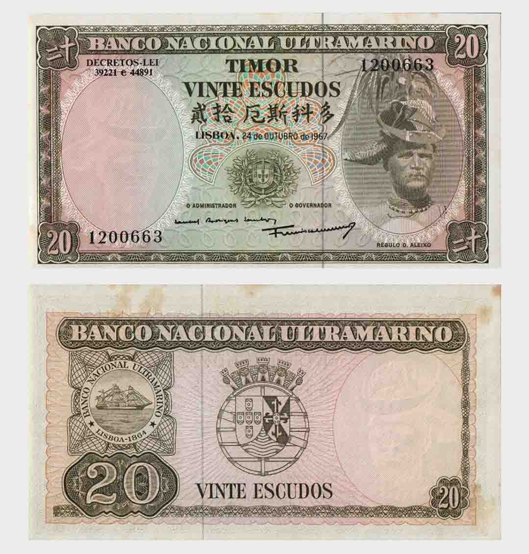 #ED5538 - Timor 1967 - 20 Escudos - Image 1