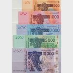 2026 - 500,1000,2000,5000,10.000 Francs