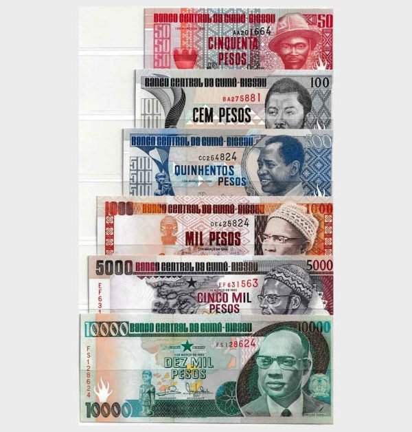 1990-1993 - 50,100,500,1000,5000,10.000 Pesos