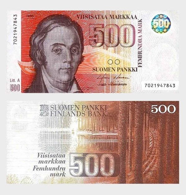 1986 - 500 Markkaa
