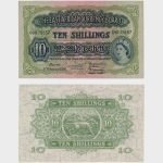 1956 - 10 Shillings