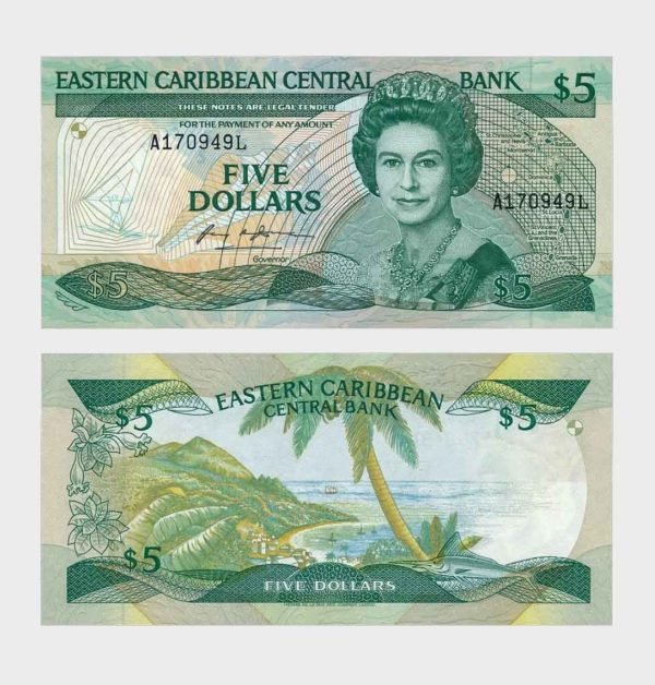 1986 - 5 Dollars