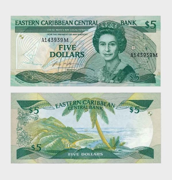 1986 - 5 Dollars